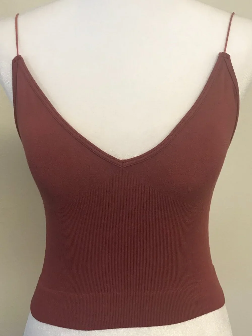 Free People Intimately Low Back Bralette XS/S Ribbed Knit NWOT